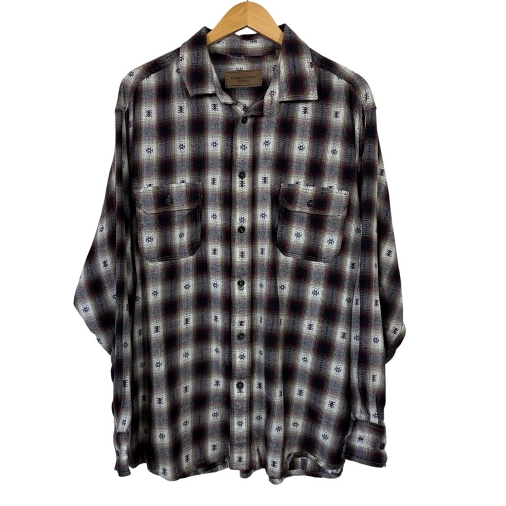 Clearwater Outfitters Plaid Flannel Shirt Men's Size XL